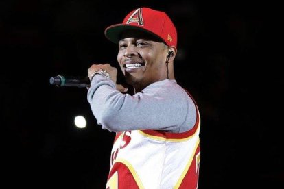 El rapero T.I. en una actuación.-AP