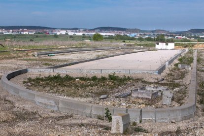 Las obras paradas del parque tecnológico. TOMÁS ALONSO