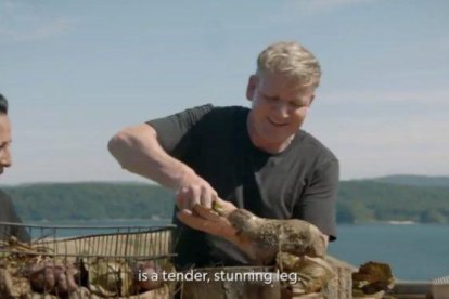 Gordon Ramsay, en el vídeo de promoción del programa ’Fuera de carta’ de National Geographic.-