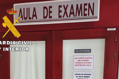 Imagen del aula de examen. ECB