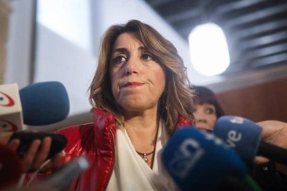 La secretaria general del PSOE-Andalucía Susana Diaz, este martes.-EUROPA PRESS / MARÍA JOSÉ LÓPEZ