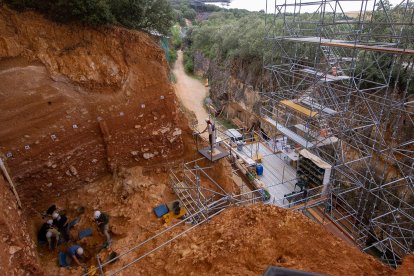 Los yacimientos de la Sierra de Atapuerca vuelven a recibir el primer equipo de arqueólogos a mediados de julio. RAÚL OCHOA