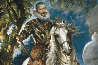 Retrato ecuestre de Francisco Sandoval y Rojas, obra de Rubens.