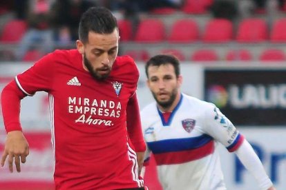 El Mirandés cedió su segunda derrota consecutiva.-JOSÉ ESTEBAN EGURROLA