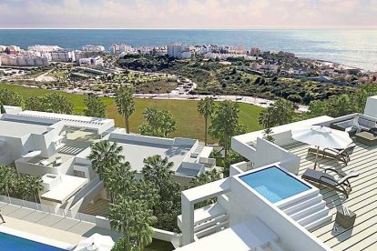 Una promoción en la costa destinada al mercado de segunda vivienda.-EL MUNDO
