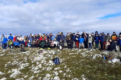 Foto de la subida a la cima de Peñalara el pasado 6 de diciembre TIERRA DE LARA