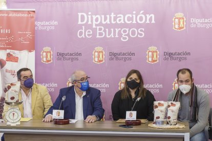 Iñaki Colina, Jesús María Sendino, Marta Santamaría y Alejandro Fuente. SANTI OTERO