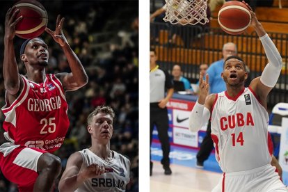 McFadden (con Georgia) y Rivero (con Cuba) entran a canasta. FIBA