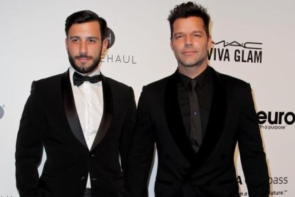 Ricky Martin y Jwan Yosef, en febrero pasado.-/ AFP / TIBRINA HOBSON