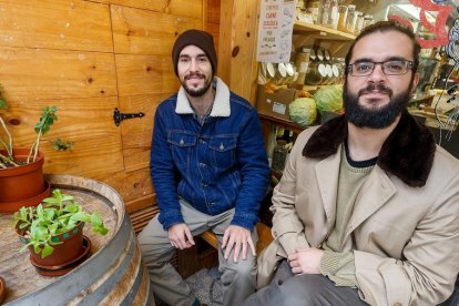 Álvaro Herreros y Rodrigo 'Cachorro' Antón, de El Nido. SANTI OTERO