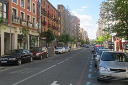 La calle Vitoria será una de las afectadas por las reformas del ARU.-E.M.