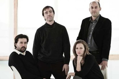 El cuarteto ‘Leonor’ está compuesto por dos violines, una viola y un violonchelo.-ECB