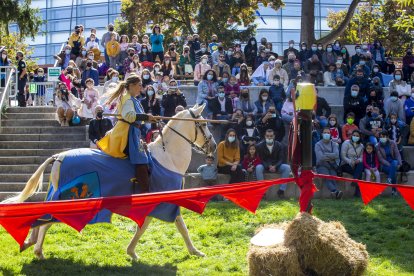 Actividad del fin de semana medieval que se organizó in extremis el año pasado. SANTI OTERO