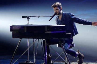 Duncan Laurence en la final de Eurovisión.-EL PERIÓDICO