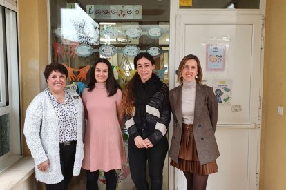 Las directoras de los Centros Rurales Agrupados, Riberduero, Antonio de Nebrija, Gloria Fuertes y Siglo XXI