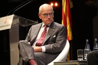 Carles Vilarrubi, durante un acto en el Liceu.-DANNY CAMINAL