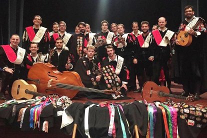La Tuna de Magisterio de Burgos, que celebra su 30 aniversario, es la anfitriona de este certamen nacional por tercera vez.-Tuna de Magisterio de Burgos