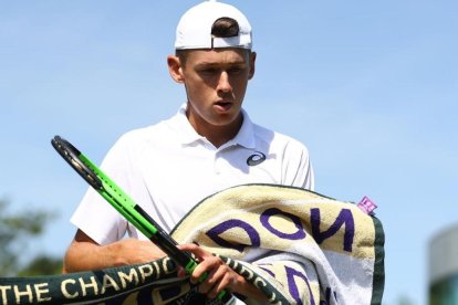 Alex de Miñaur, en Wimbledon.-GETTY IMAGES / MATTHEW LEWIS