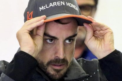 Fernando Alonso, en Shanghai.-EFE