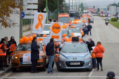 Los participantes quedaron a la altura de la calle Vitoria, número 265, para recorrer las calles. ISRAEL L. MURILLO