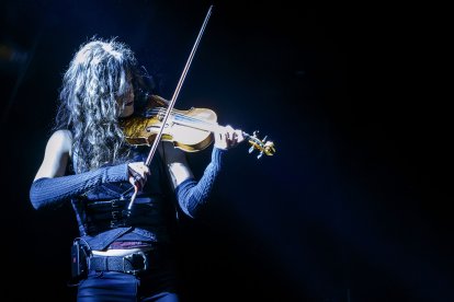 Un momento de uno de los conciertos del Zurbarán Rock.