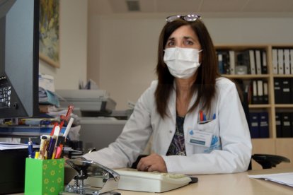 Susana Arauzo, trabajadora del servicio de Administración del Hospital San Juan de Dios de Burgos. ECB