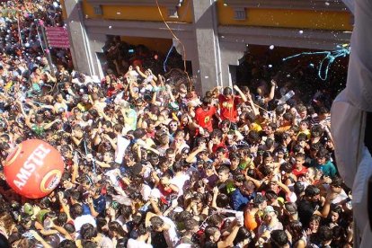 El multitudinario inicio de las fiestas de Aranda no tendrá lugar este año. L. V.