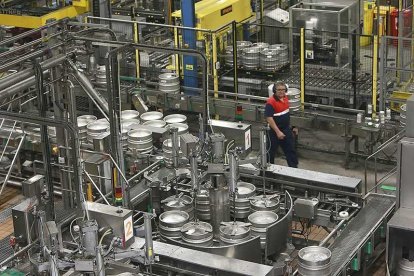 Imagen del interior de la fábrica de San Miguel en Burgos. R. O.