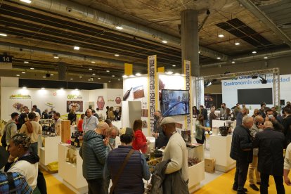 Concurrido stand burgalés en Madrid Fusión. BURGOS ALIMENTA