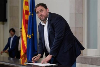 Oriol Junqueras.-EFE / ANDREU DALMAU