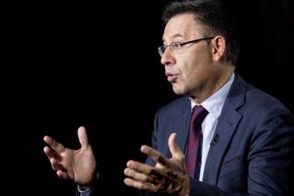 Bartomeu, en una entrevista en Nueva York.-AP / MARK LENNIHAN