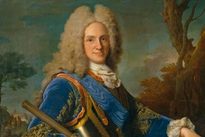 Retrato de Felipe V a manos de Jean Ranc en 1723, tres años después de la concesión de la Real Cédula. ECB