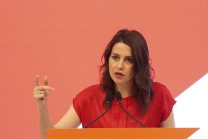 La dirigente de Ciudadanos Inés Arrimadas.-DAVID CASTRO