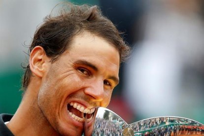 Nadal y su celebración.-EFE