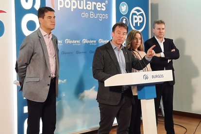 Ángel Ibáñez, Borja Suárez, Cristina Ayala y Javier Lacalle. ECB