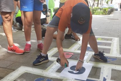 270 menores han disfrutado decorando Aranda de Duero