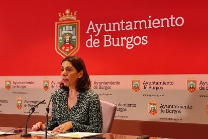 Marga Arroyo, portavoz de Podemos en el Ayuntamiento de Burgos. ECB