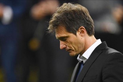 Guillermo Barros Schelotto, luego de la derrota ante River.-EL PERIÓDICO