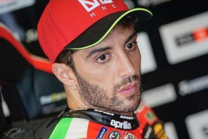 El italiano Andrea Iannone, piloto de Aprilia que ha dado positivo en un control antidopaje.-APRILIA RACING TEAM GRESINI