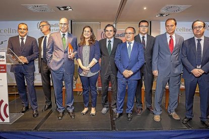 Antonio Duch, Félix Moracho, Carlos Tobalina, Adriana Ulibarri, Juan March, Florencio Carrera, Pablo Oliete, Daniel Barallat y Juan López.-Pablo Requejo