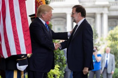 Trump se reune con Rajoy en la Casa Blanca-EFE