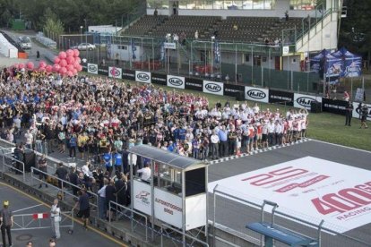 El 'paddock' de MotoGP ha celebrado hoy, en Brno, el GP nº 400.-MIRCO LAZZARI