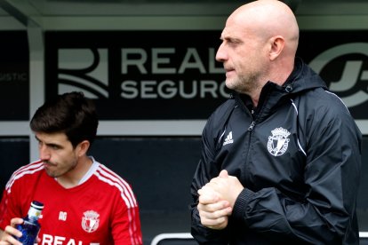 Julián Calero, en un partido en El Plantío. SANTI OTERO