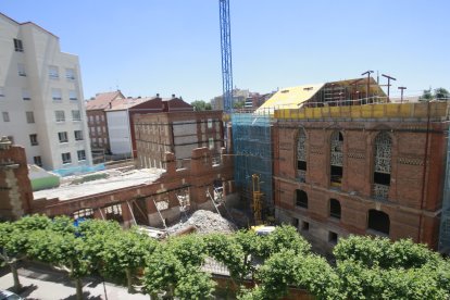 Imagen de archivo de las obras de construccion en el antiguo colegio Niño Jesús. RAÚL G. OCHOA