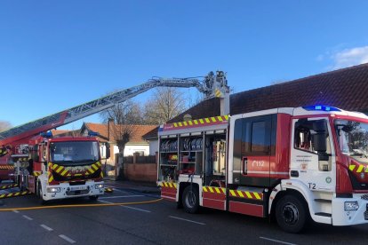 Imagen de la intervención. BOMBEROS DE BURGOS