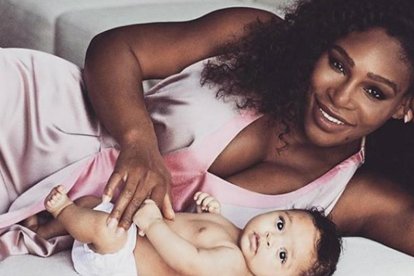 Serena Williams y su hija, en una foto compartida por la tenista en sus redes sociales-/ PERIODICO (INSTAGRAM)