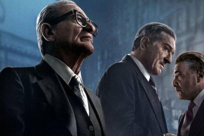 Joe Pesci, Robert De Niro y Al Pacino, en una imagen promocional de ’El irlandés’-