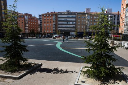 Imagen de la plaza Santiago. TOMÁS ALONSO