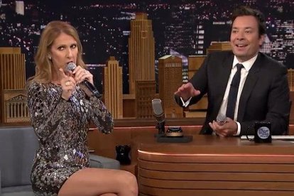 Céline Dion imitó a la perfección a Rihanna, Cher y Sia.-YOUTUBE / THE TONIGHT SHOW STARRING JIMMY FALLON