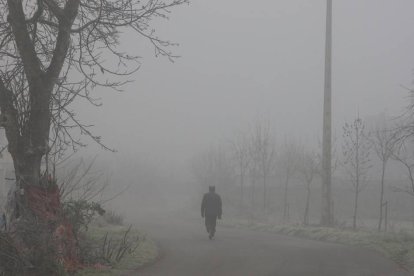 Niebla y frío en El Bierzo (León)-Ical